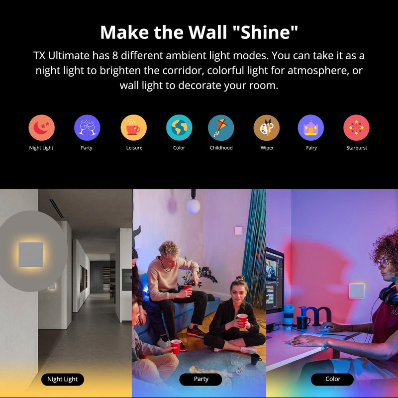 SONOFF TX Ultimate Smart Touch Wall Switch | T5